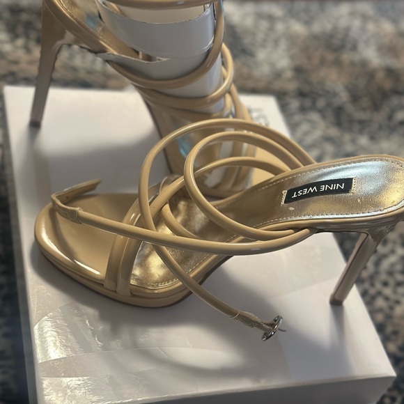 Nine West Lexy Ankle Strap Heeled Sandals - Picture 3 of 4